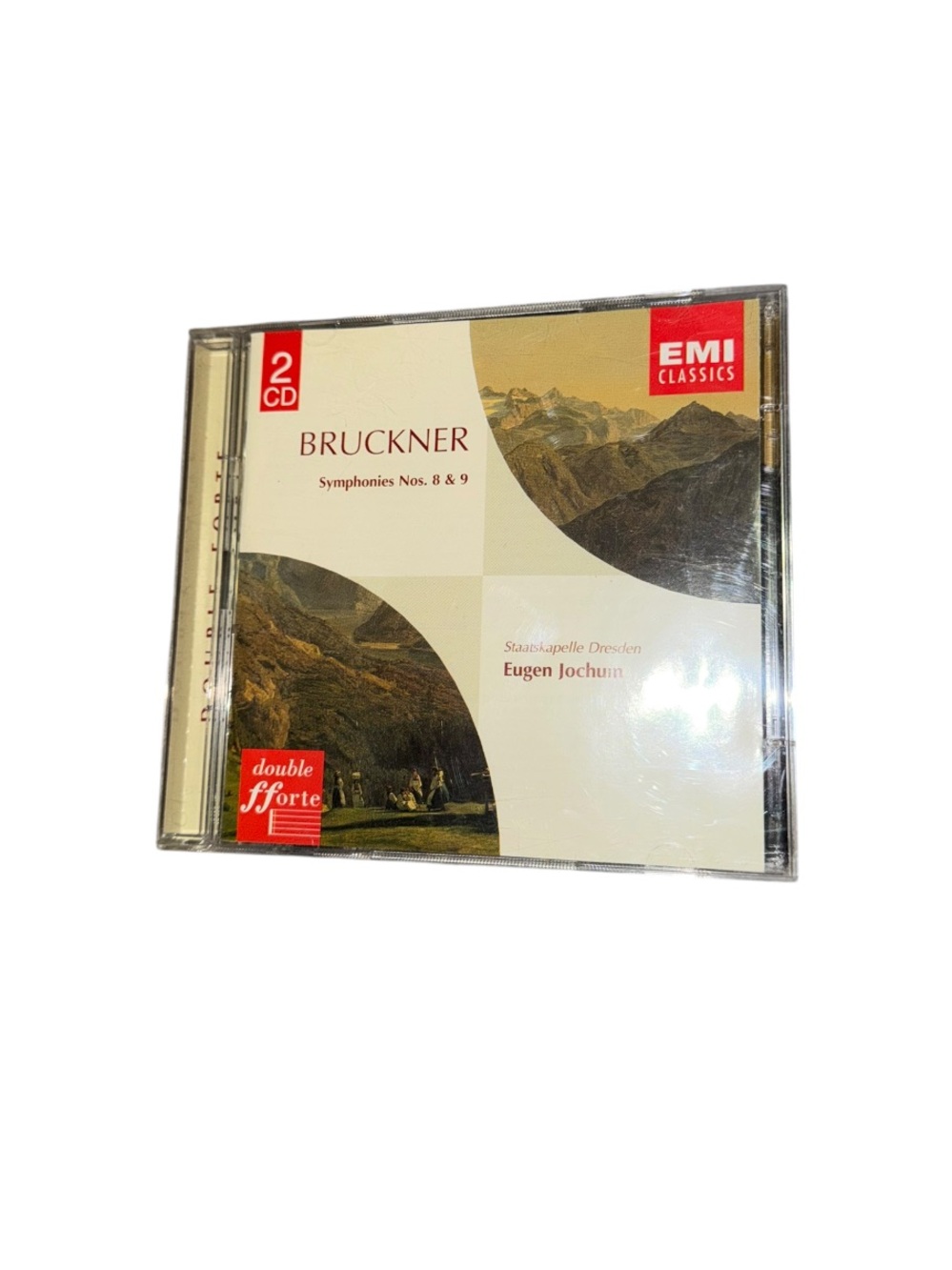 EMI Classics Bruckner Symphonies CD - Beige with Red Accents